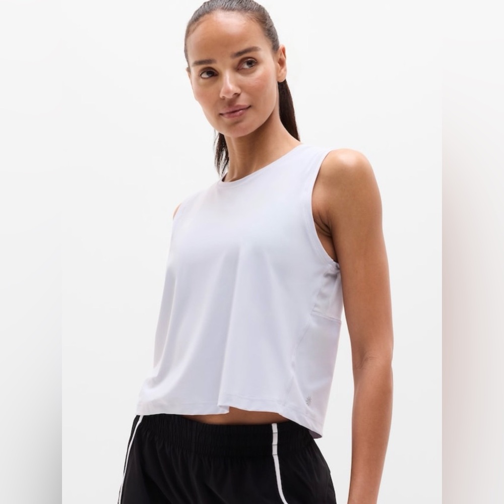 Athleta Ultimate Muscle Tank
Swallowtail Blue, size Small - Picture 2 of 11